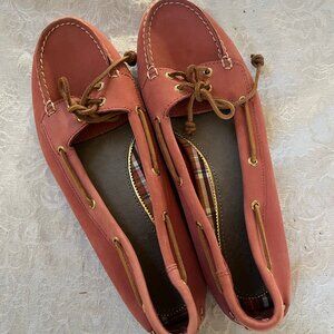 Sperry pink suede women shoes size 9.5